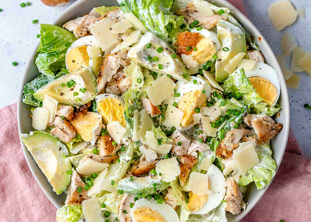 Low Carb Chicken Caesar Salad