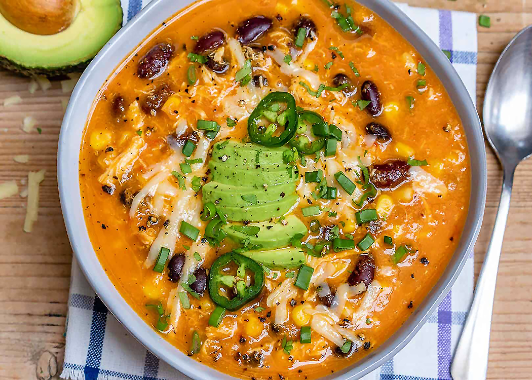 Creamy Chicken Enchilada Soup