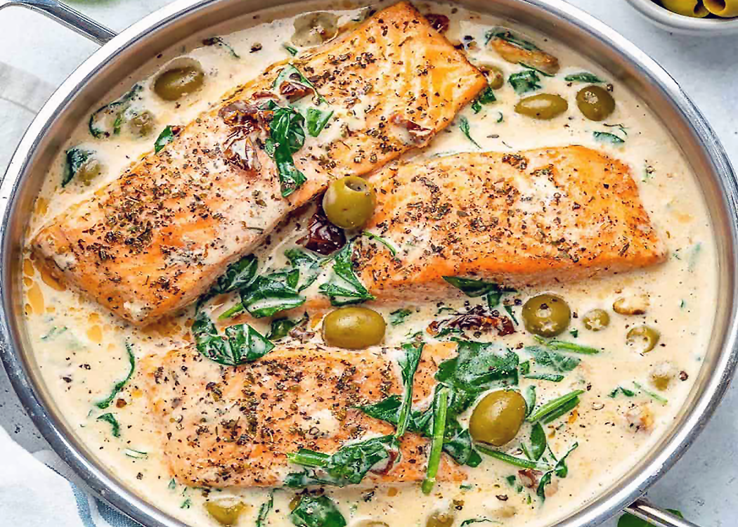 Creamy Tuscan Salmon
