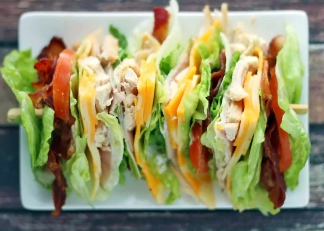 Low Carb Chicken Club Sandwich