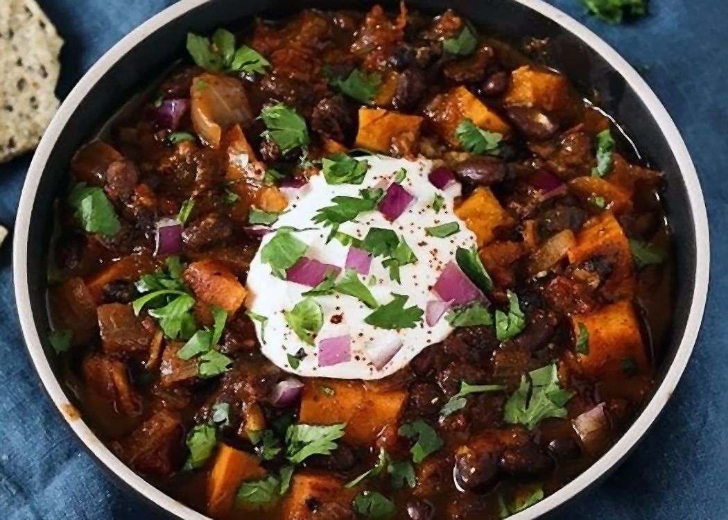 Sweet Potato Black Bean Chili
