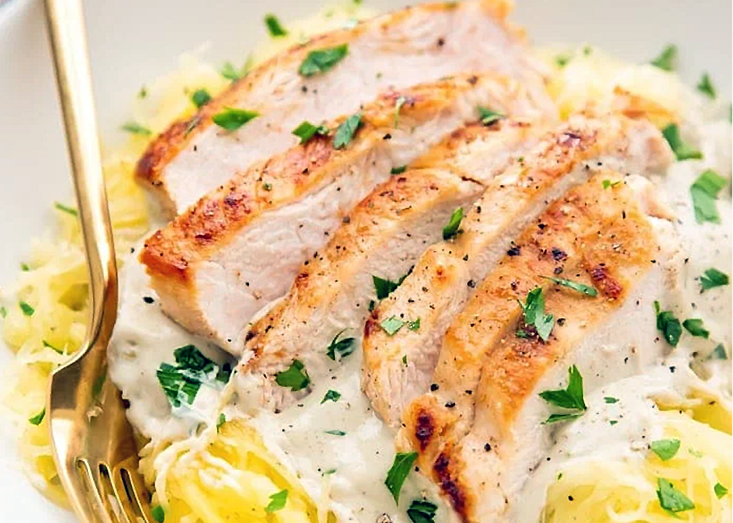 Healthy Chicken Alfredo