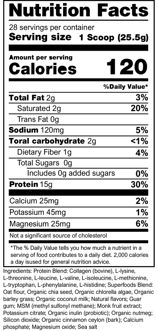NUPROTEIN: Dual Protein Powder